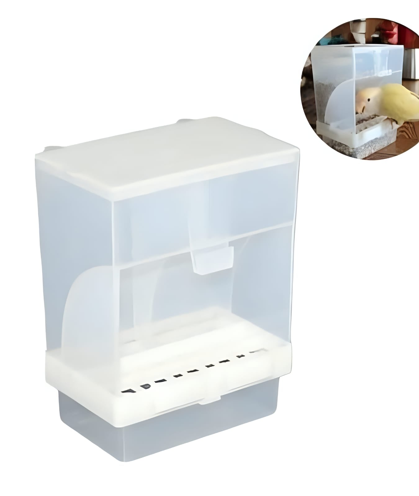 Comedero para Aves Anti-suciedad