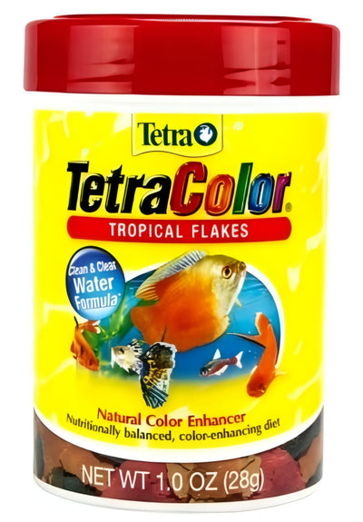 Comida para peces en hojuelas