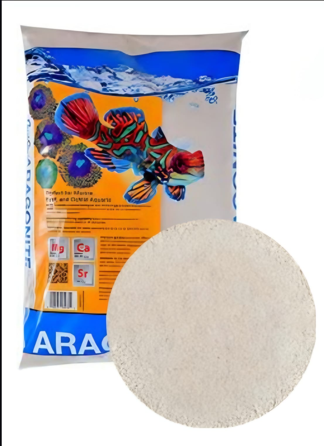 Arena viva para Peceras Agua Salada